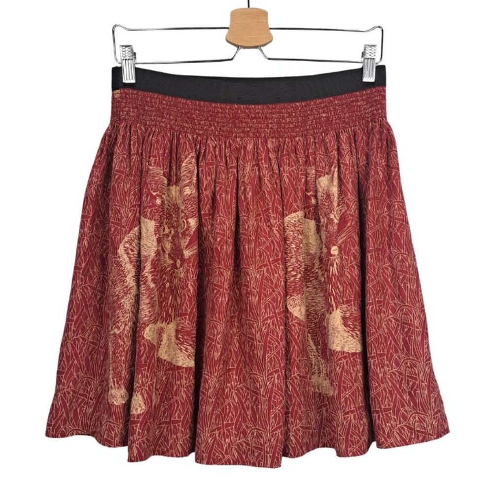 Corey Lynn Calter Wooded Hideaway Silk Skirt Size S - Picture 3 of 7